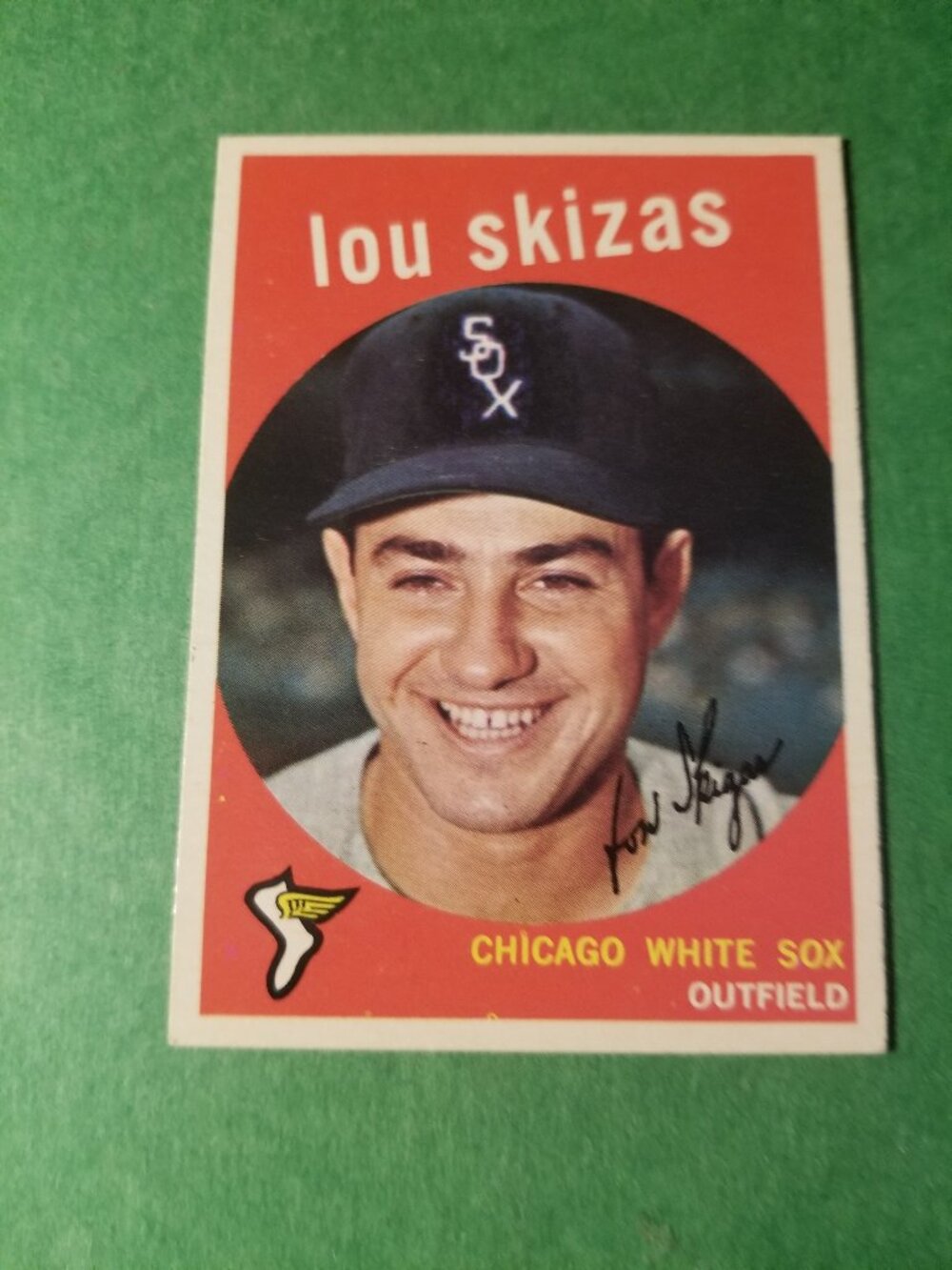 1959 TOPPS BASEBALL CARD - #328 -LOU SKIZAS PACK FRESH -NRMT/MINT
